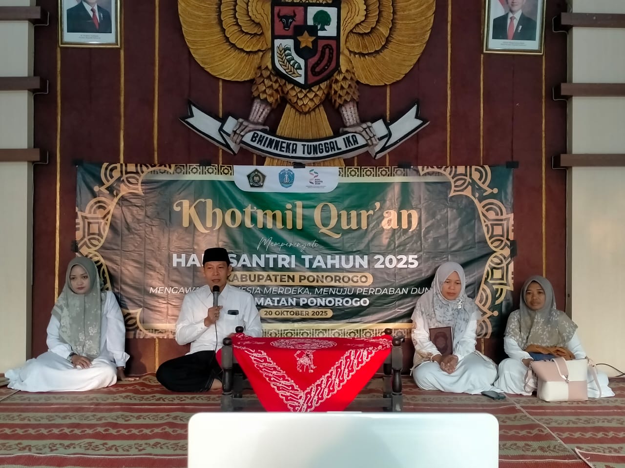 Simaan Al-Qur’an Kecamatan Ponorogo dala rangka memperigati Hari Santri 2025